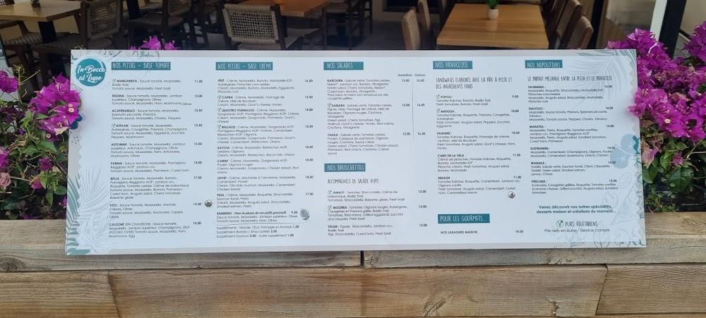 In Bocca Al Lupo - Menu Image 1